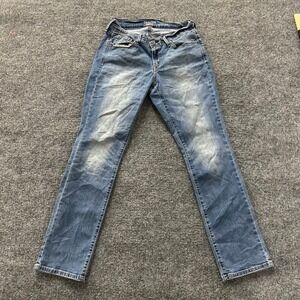 Denizen Levi's Jeans Womens Size 6M W28 L32 Blue Curvy Slim Fit Stretch Denim
